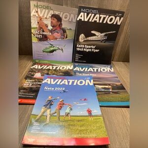 Model Aviation Magazine AMA Lot of 5 12-2021/ 03-04-05-11 2022 Magazine Lot